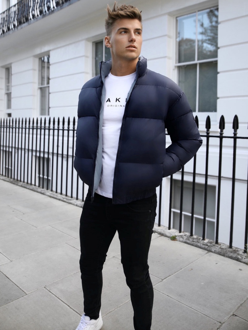 Navy/Blue Blakely Niagara Reversible Coat | QMAR-50396