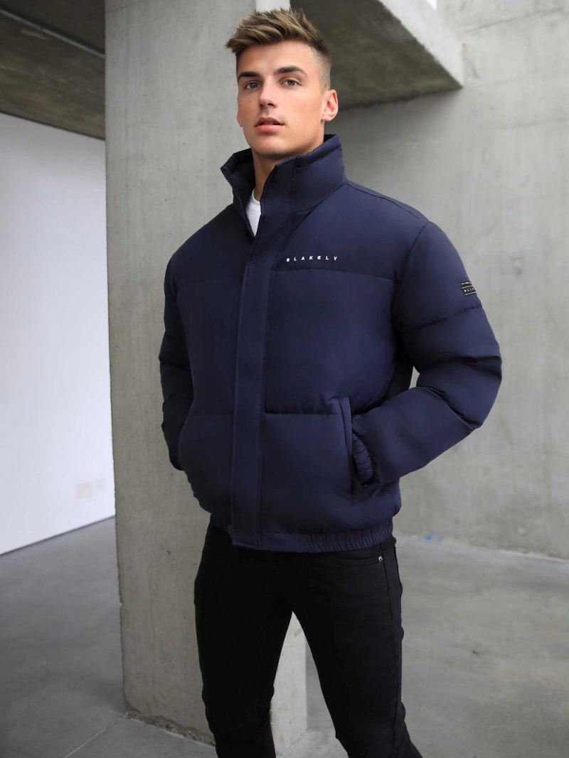 Navy Blakely Fallon Coat | RIGN-87495