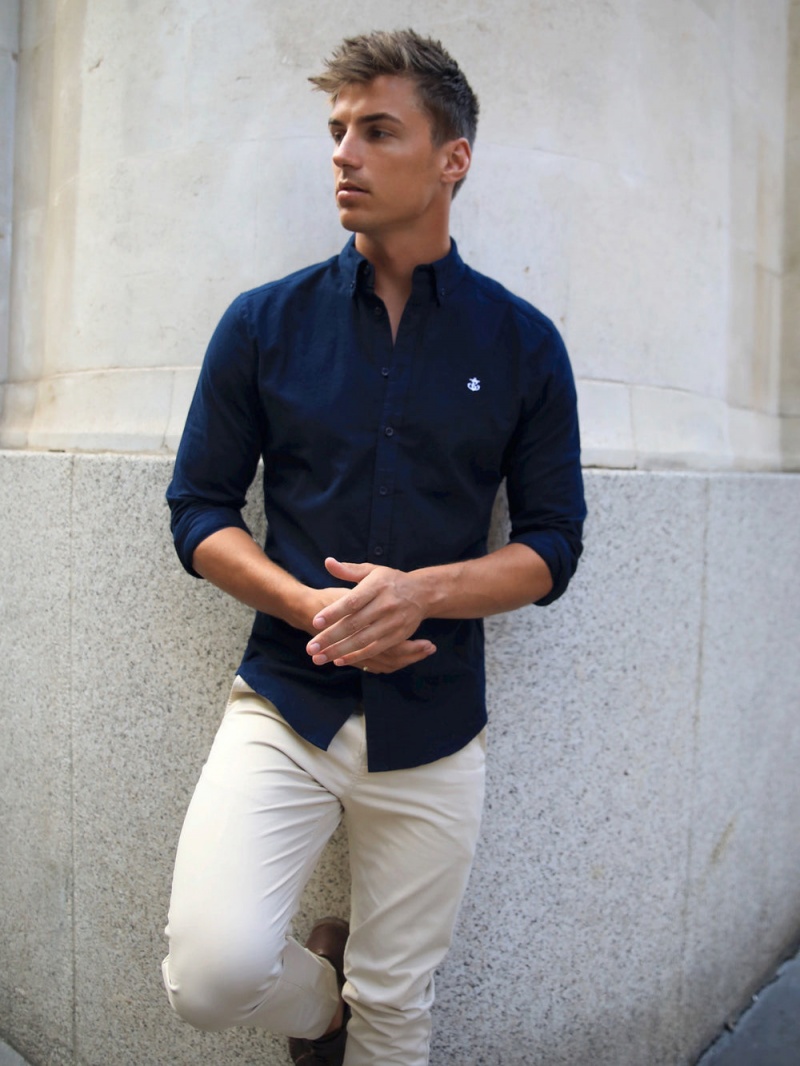 Navy Blakely Lisbon Shirt | HWYR-31980