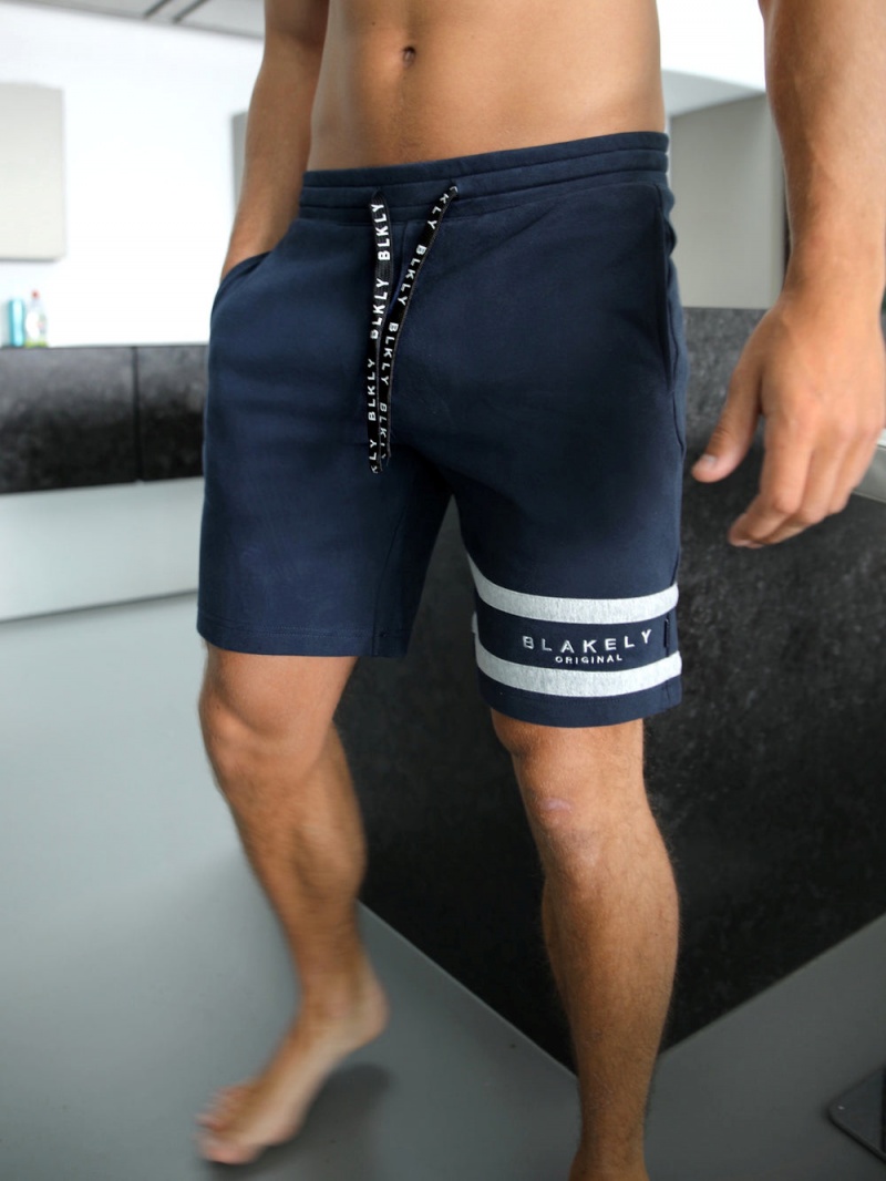 Navy Blakely Maddox Shorts | PCID-01829
