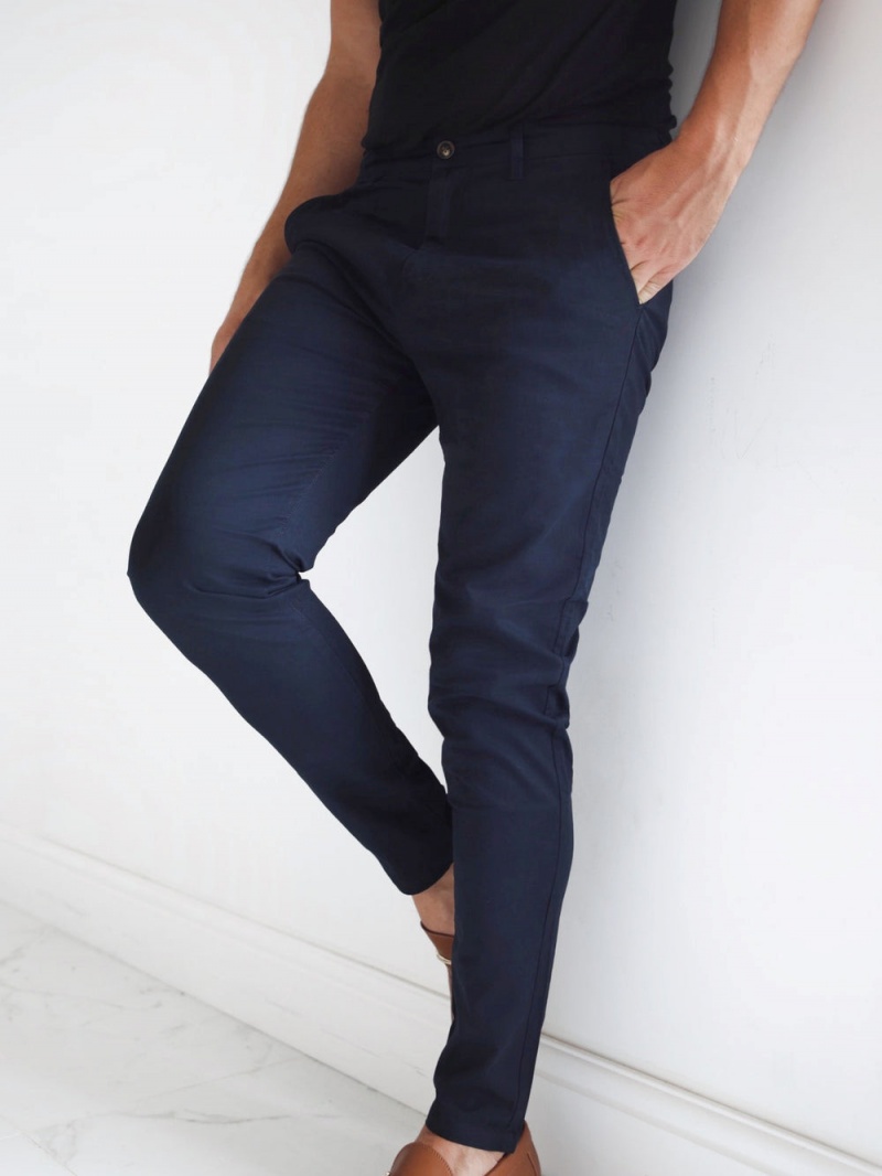 Navy Blakely Stretch Chino | WZAP-45213