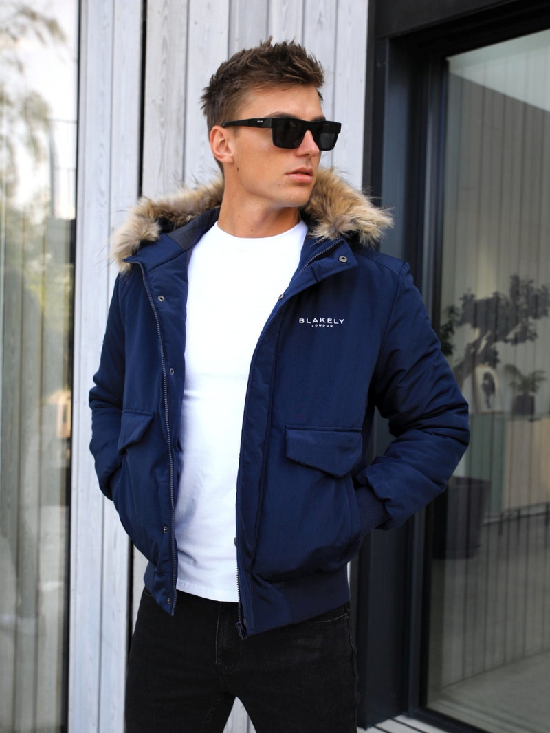 Navy Blakely Toronto Coat | ARHU-64910
