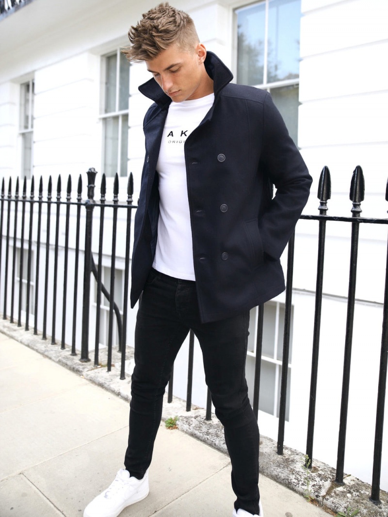 Navy Blakely Treviso Peacoat | SWXY-54802