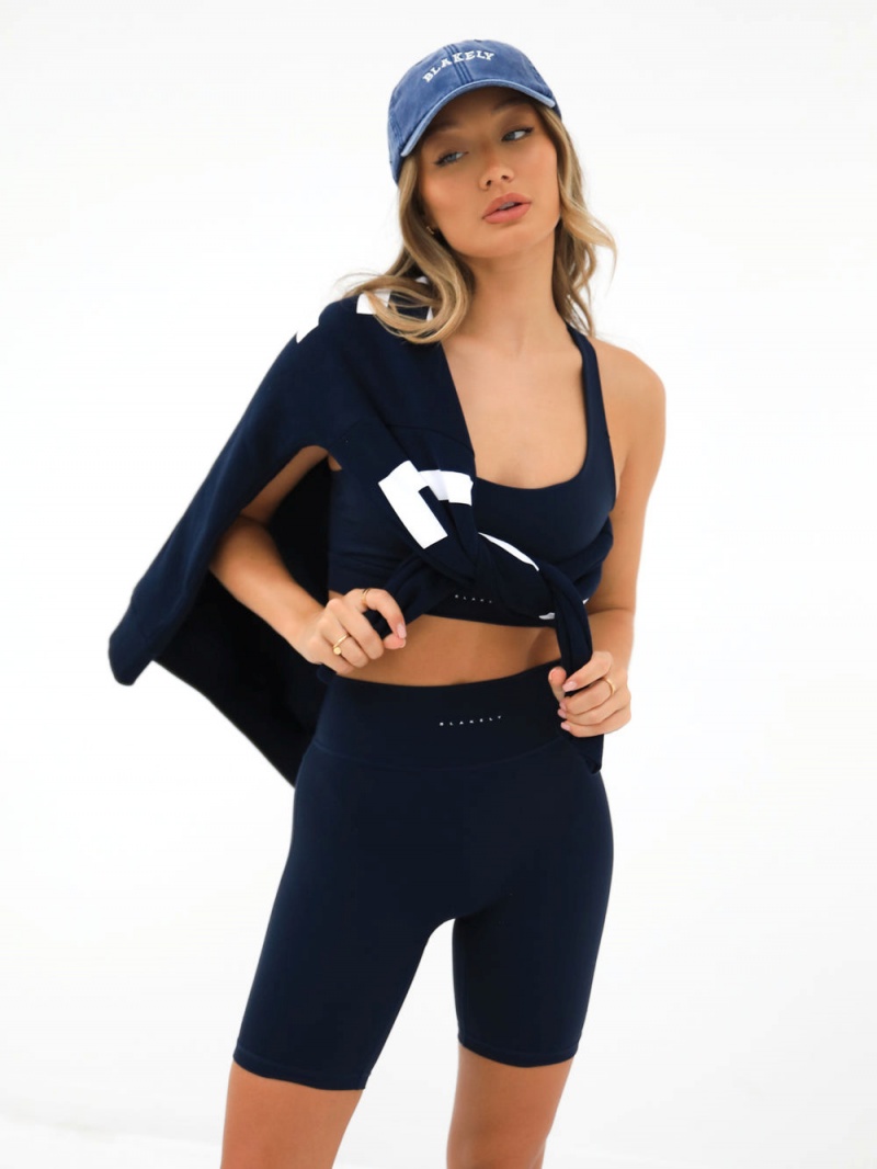 Navy Blue Blakely Ultimate Active Shorts | IVFM-61297