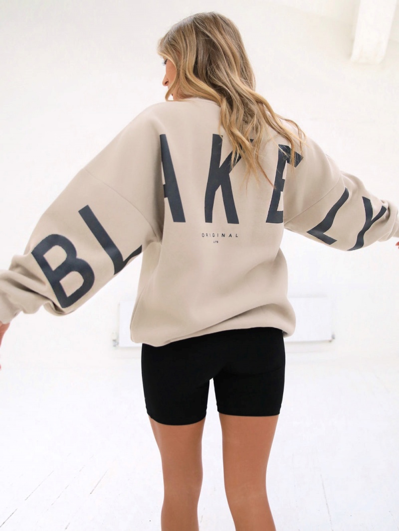 Oat Blakely Isabel Oversized Jumper | BUSF-85407