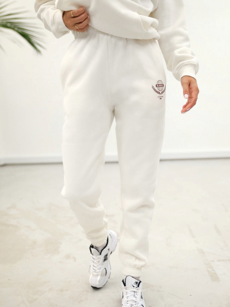 Off White Blakely Women's Varsity Sweatpants | YTNC-28965