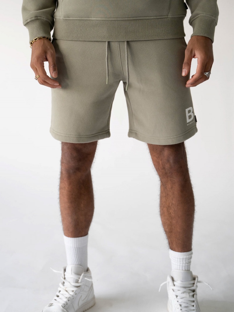 Olive Blakely Blakely London Jogger Shorts | BAVO-93487