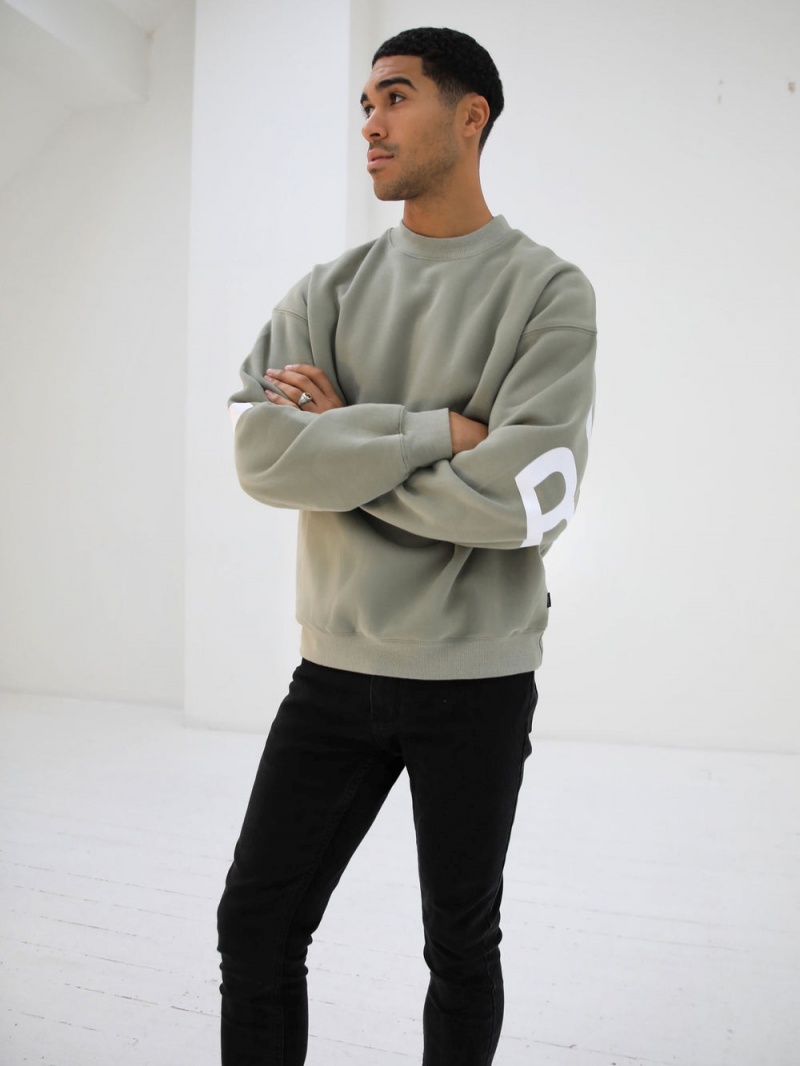 Olive Blakely Idris Oversized Jumper | HVNB-54130