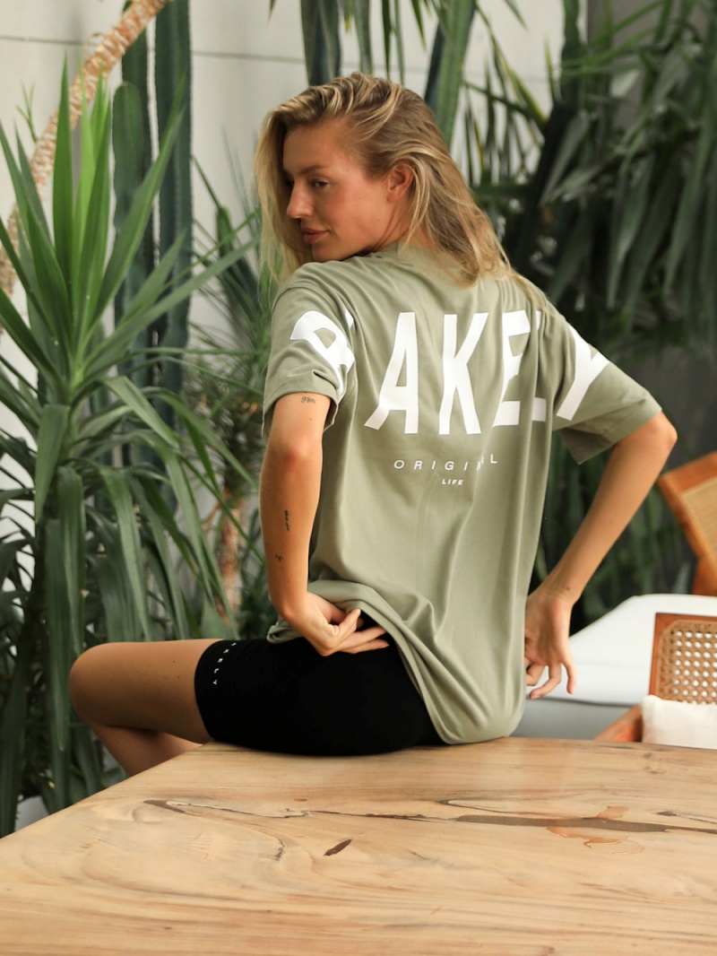 Olive Blakely Isabel Oversized T-Shirt | CVLI-24301
