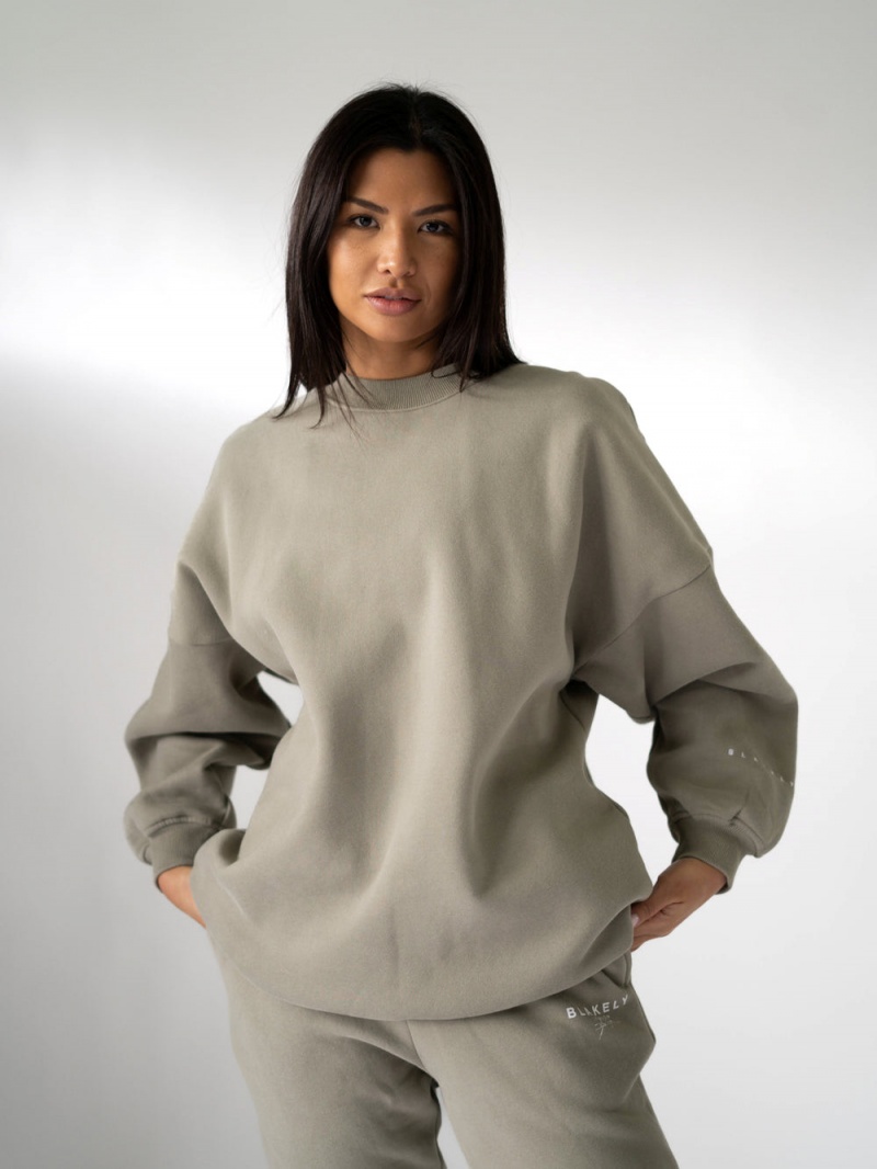 Olive Blakely LDN Womens Oversized Jumper | VICB-63495