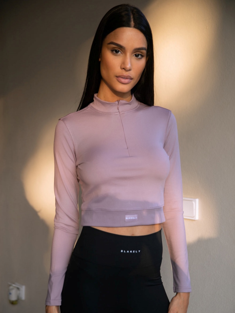 Pink Blakely Layla 1/4 Zip Top | KFPY-90182