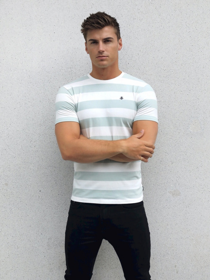 Sage Blakely Loano Stripe T-Shirt | QZGY-98762