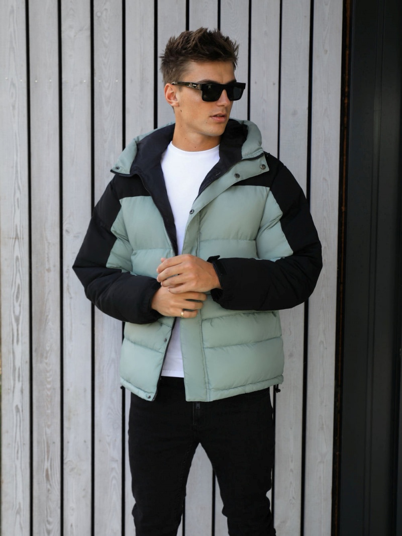 Sage Green Blakely Tampa Puffer Coat | XOWB-86017