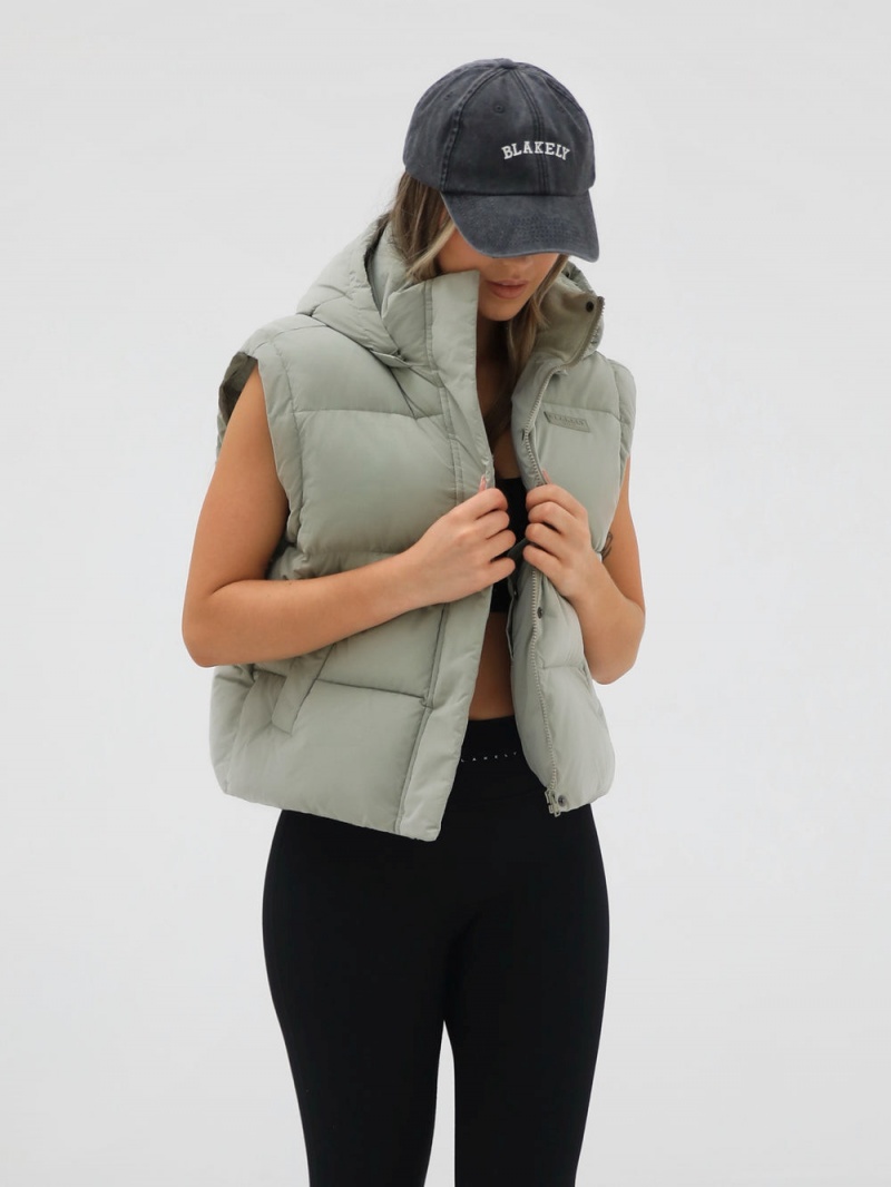 Sage Green Blakely Ultimate Women's Puffer Coat | OGEA-03589