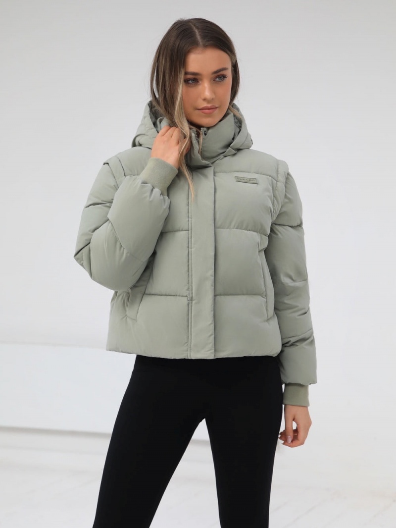 Sage Green Blakely Ultimate Women\'s Puffer Coat | OGEA-03589