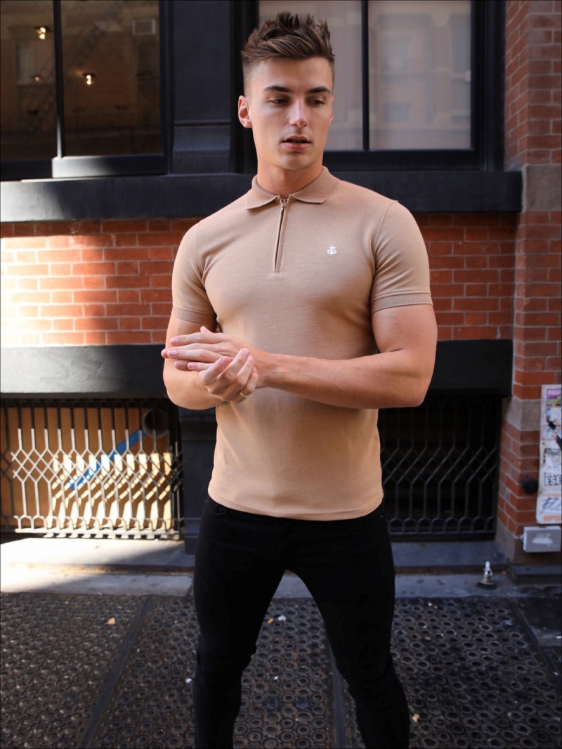 Tan Blakely Aspen Polo | PJUL-94130
