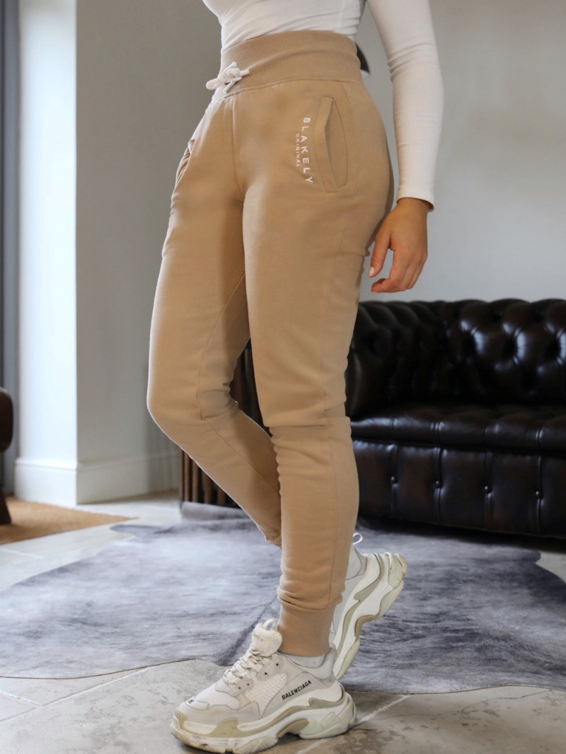 Tan Blakely Ava Sweatpants | QWPG-76095