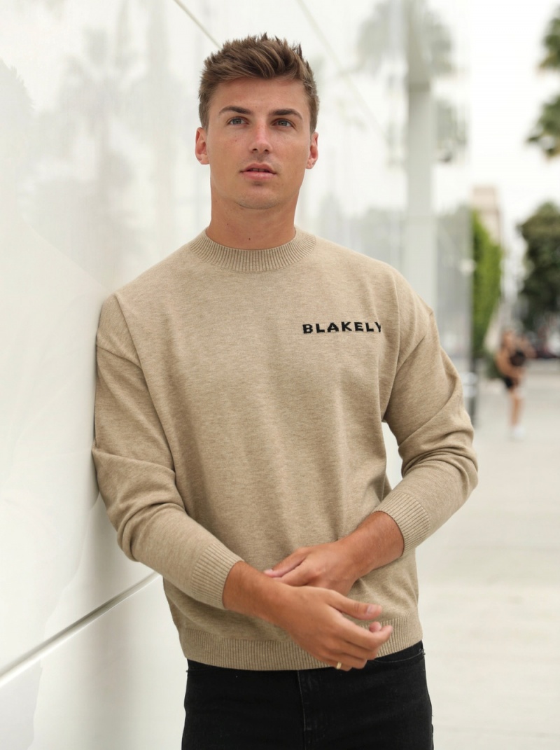 Tan Blakely Blakely Knitted Jumper | ITGP-53804