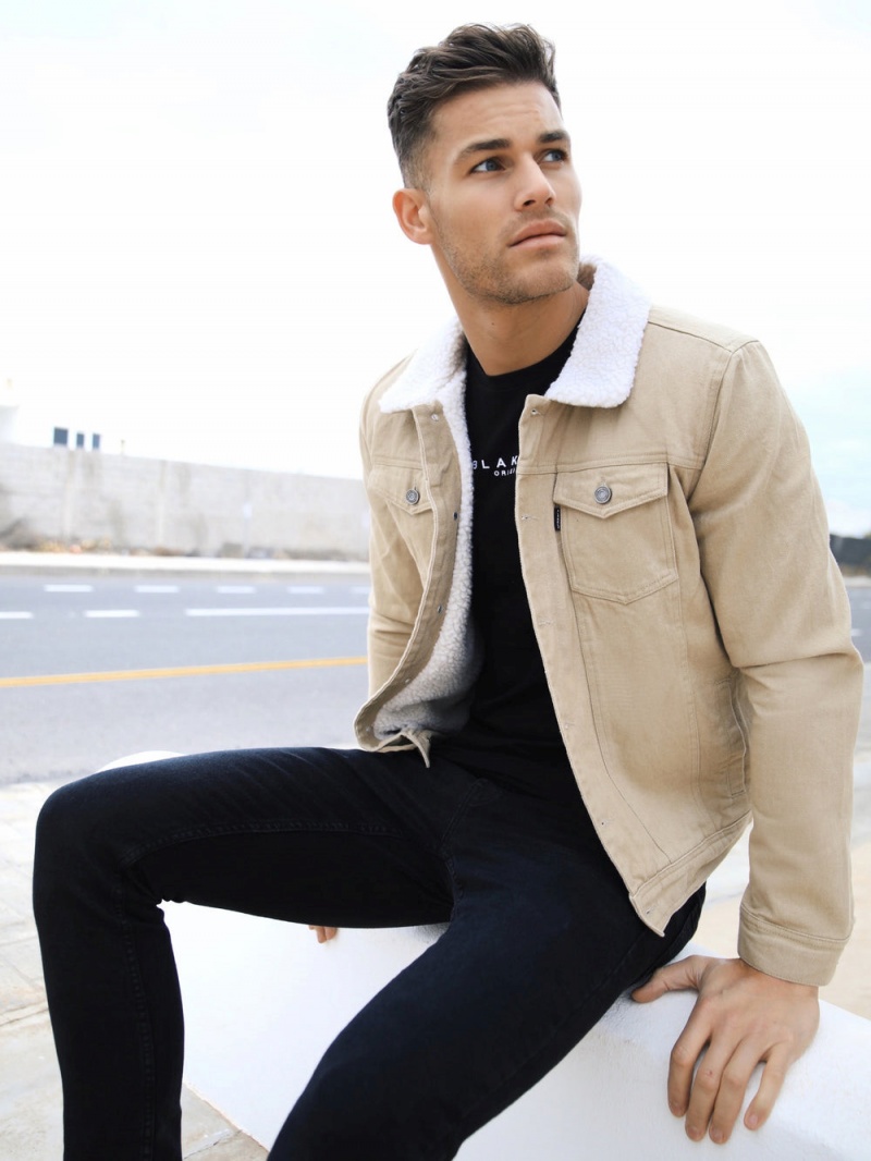 Tan Blakely Bronx Denim Jacket | UIYV-19805