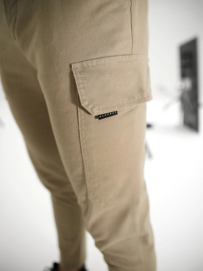 Tan Blakely Cargo Trousers | IXKT-90346