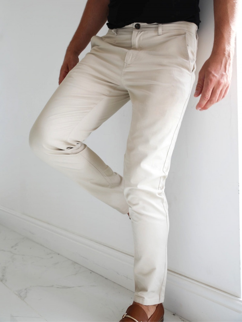Tan Blakely Stretch Chino | SGDT-92841