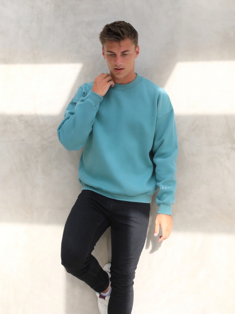 Turquoise Blakely LAX Relaxed Jumper | DUFG-89125