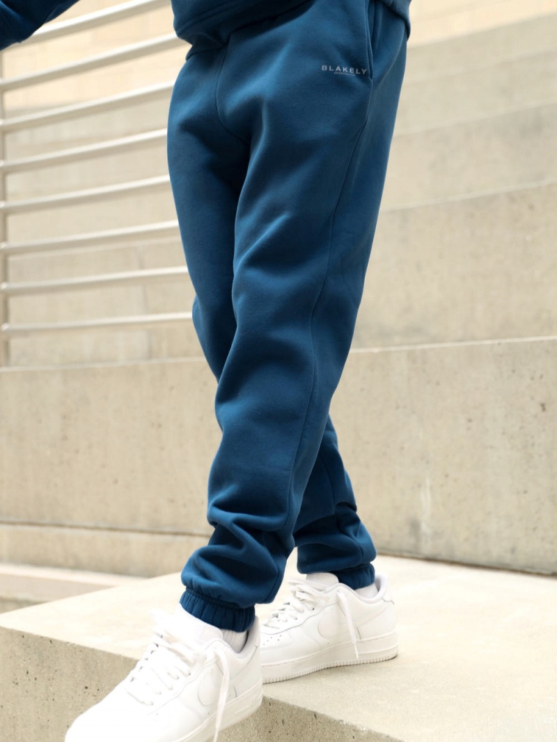Vintage Blue Blakely Sports Club Sweatpants | PKXH-53174