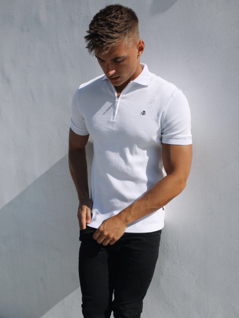 White Blakely Aspen Polo | XCTS-91634