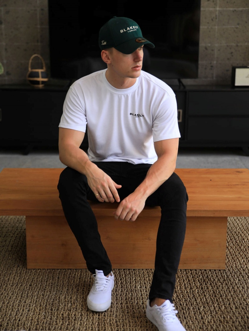 White Blakely Blakely London Relaxed Fit T-Shirt | BYRU-47815
