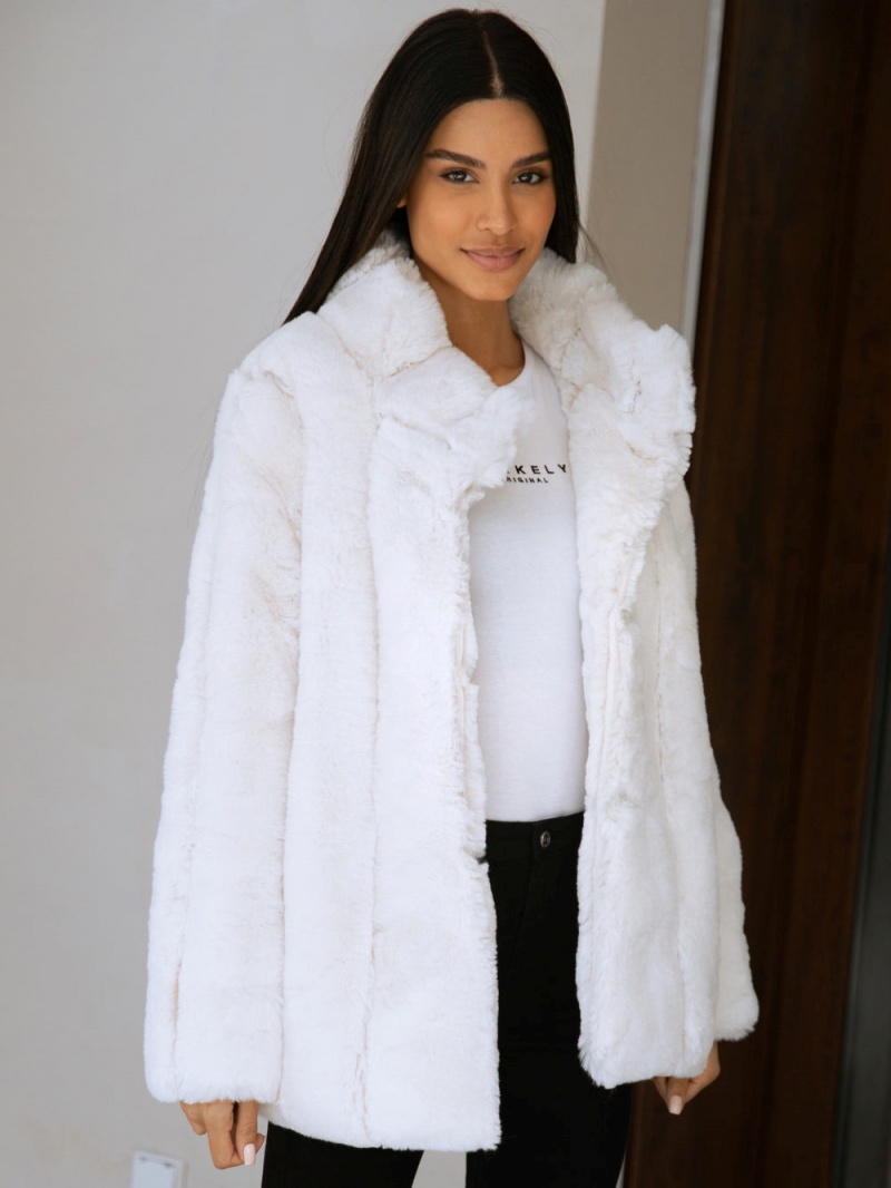 White Blakely Marlowe Coat | RKOD-12796