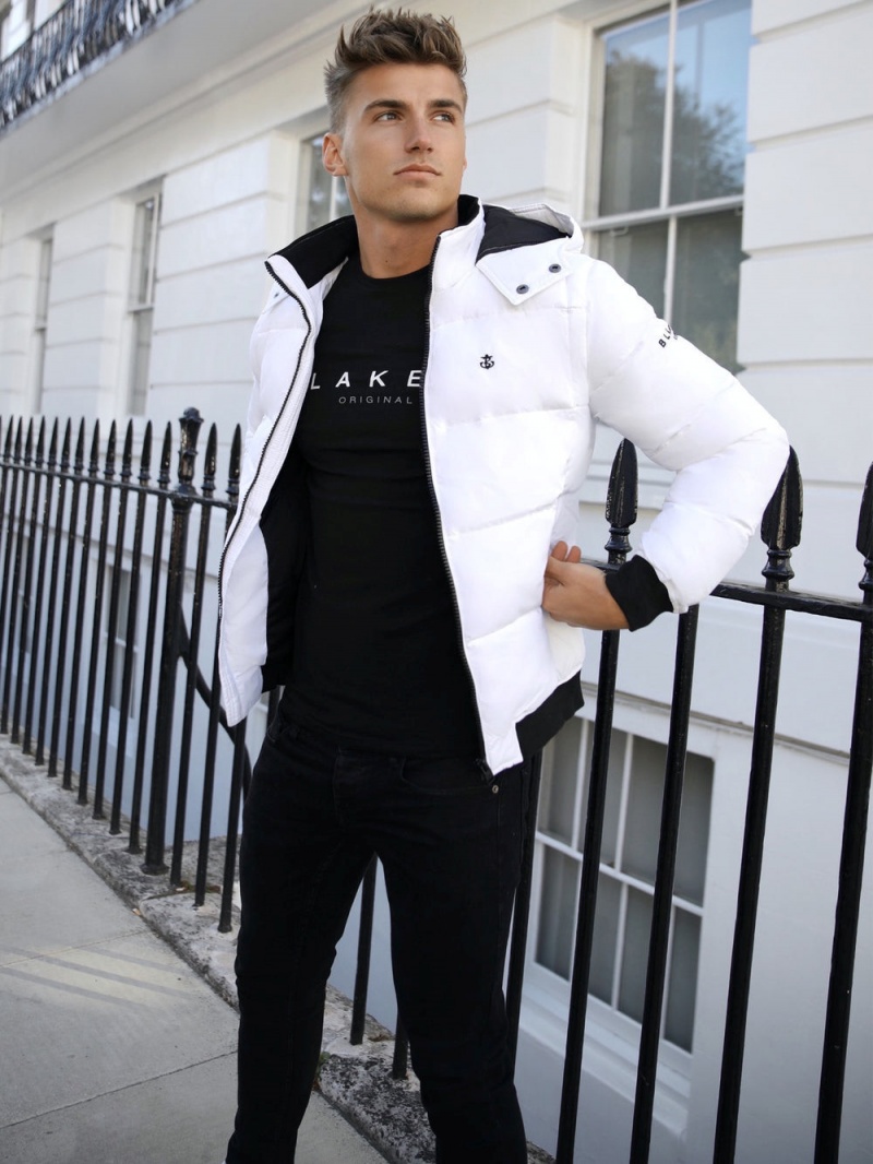 White Blakely Rosvik Coat | ZTAU-02137